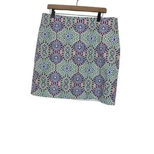 Talbots Multicolor Patterned Skirt
